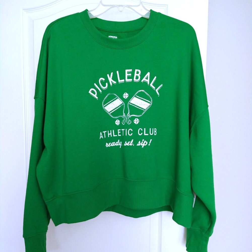 Pickleball Athletic Club - Green Sweatshirt, XL - NEW!